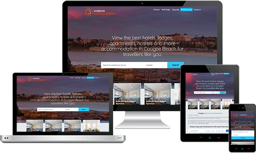 Coogee Beach Accommodation displayed beautifully on multiple devices